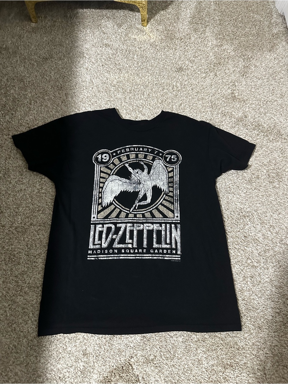 Led Zeppelin Black Graphic Tee - Men's Short Sleeve Shirt